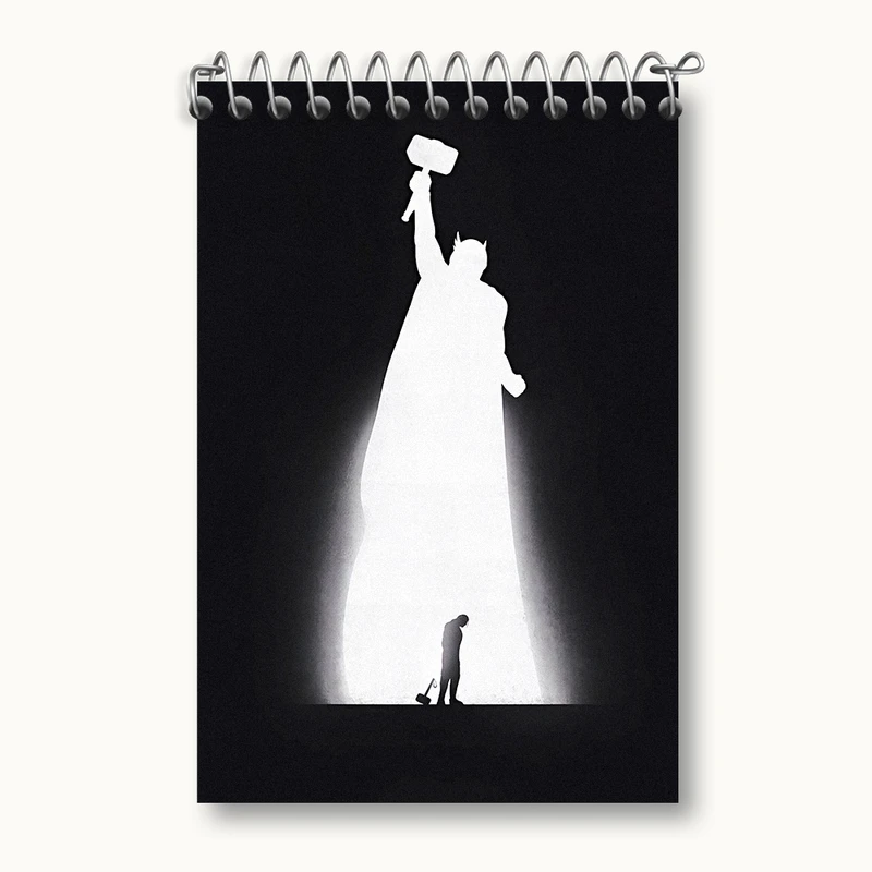 دفتر یادداشت 50 برگ خندالو طرح ثور (Thor) کد N3474