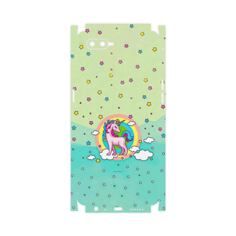 برچسب پوششی ماهوت مدل Rainbow unicorn adventure-FullSkin مناسب برای گوشی موبایل اپو K1
