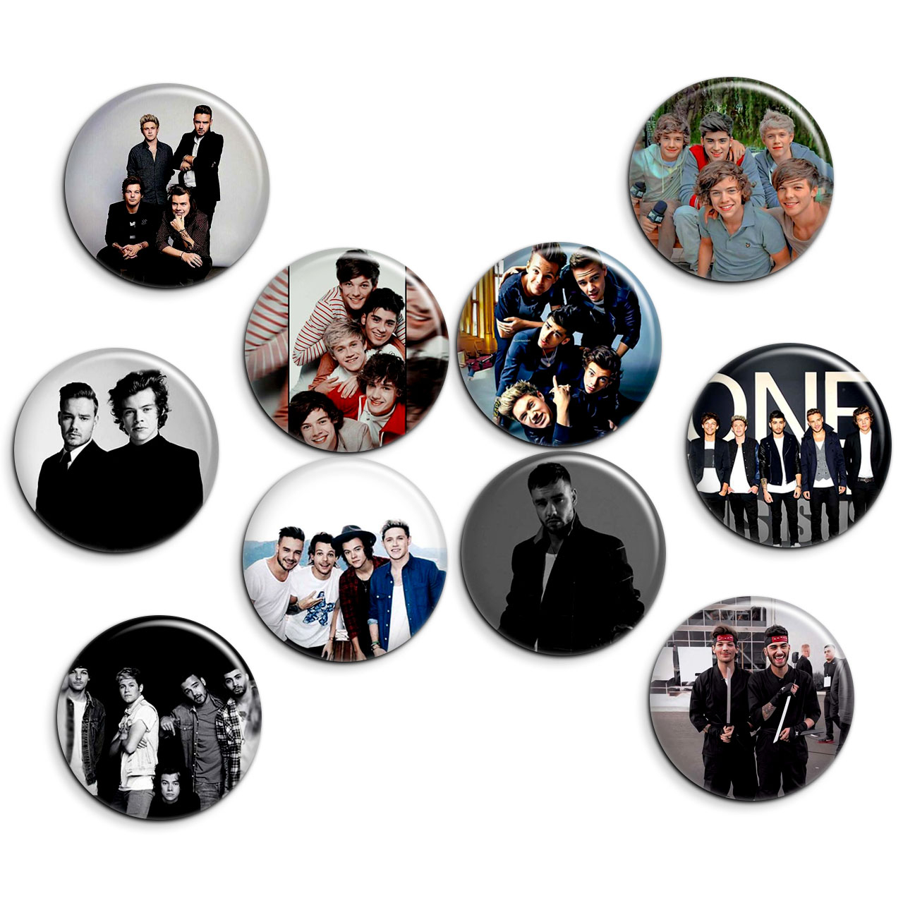 پیکسل پرمانه طرح One Direction کد pmg.5583 مجموعه 10 عددی