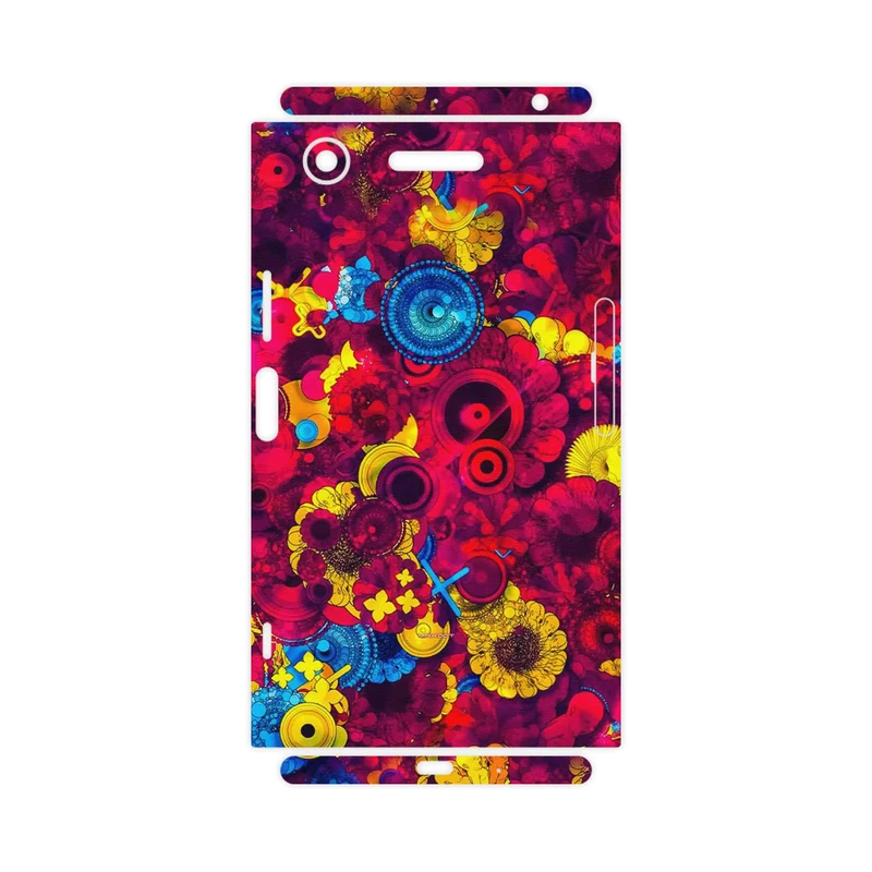 برچسب پوششی ماهوت مدل Vector Flower Garden Digital Art-FullSkin مناسب برای گوشی موبایل سونی Xperia XZ1