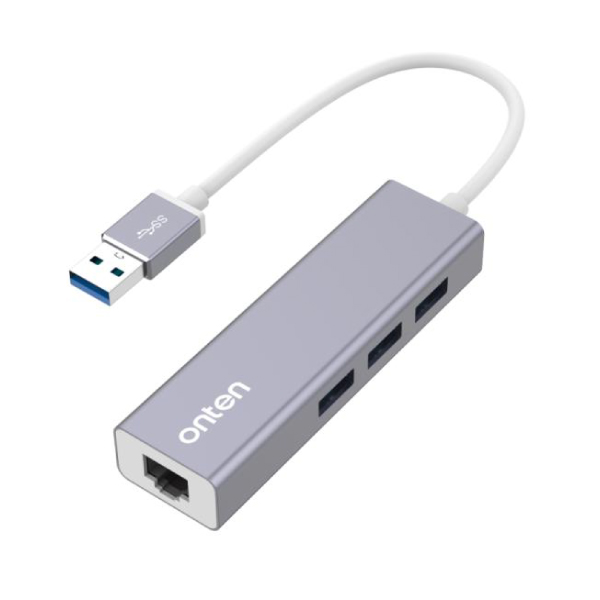 هاب 3 پورت USB 3.0 به LAN 100 اونتن مدل U5221