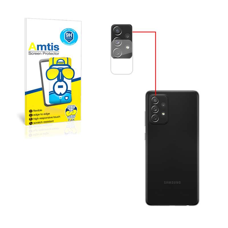 محافظ لنز دوربین امتیس مدل a72 مناسب برای گوشی موبایل سامسونگ GALAXY A72