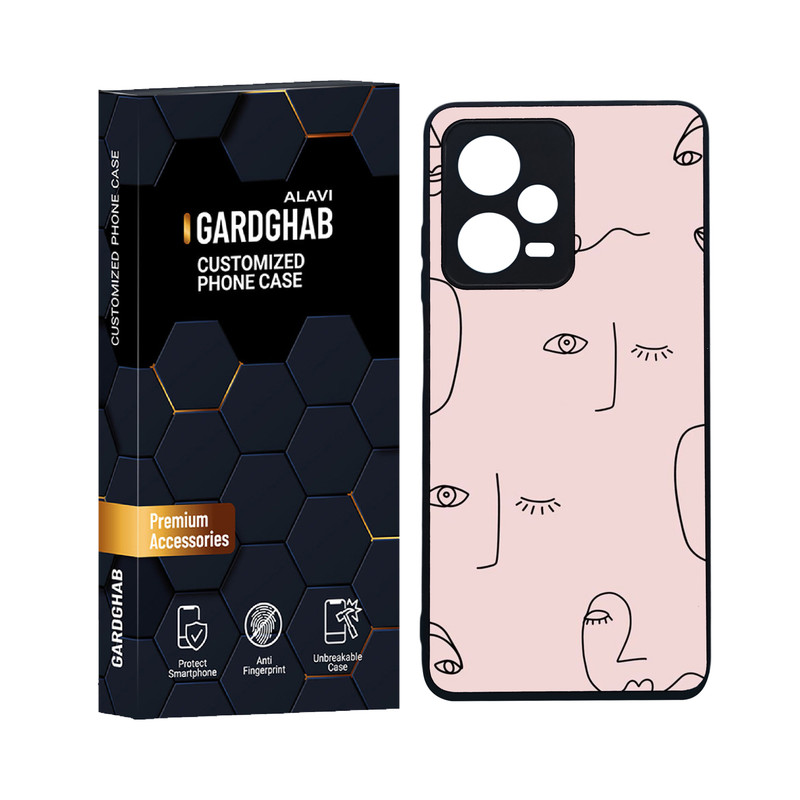 کاور گارد قاب علوی مدل دورژله ای ساده و مینیمال مناسب برای گوشی موبایل شیائومی Redmi Note 12 Pro 5G