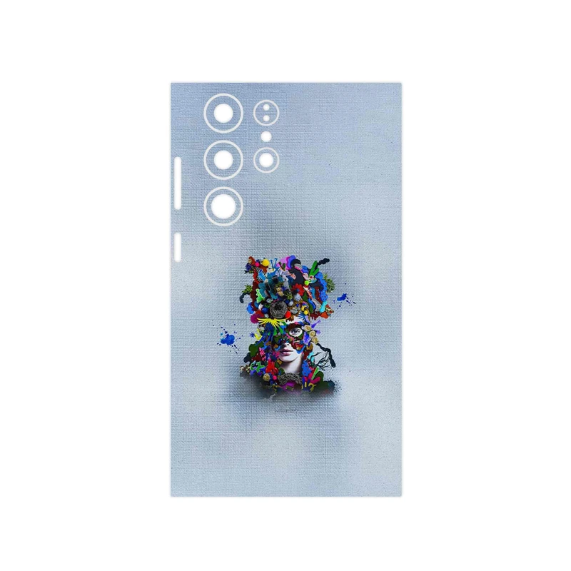 برچسب پوششی ماهوت مدل Collage of surreal Portrait of Women 4 مناسب برای گوشی موبایل سامسونگ Galaxy S23 Ultra