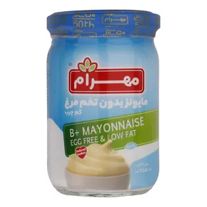 سس مایونز بدون تخم مرغ مهرام - 255 گرم
