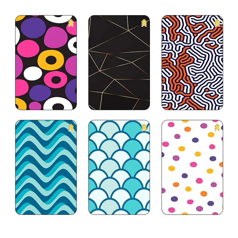 استيکر کارت کارنيکا طرح هندسی کد 66523 مجموعه 6 عددی