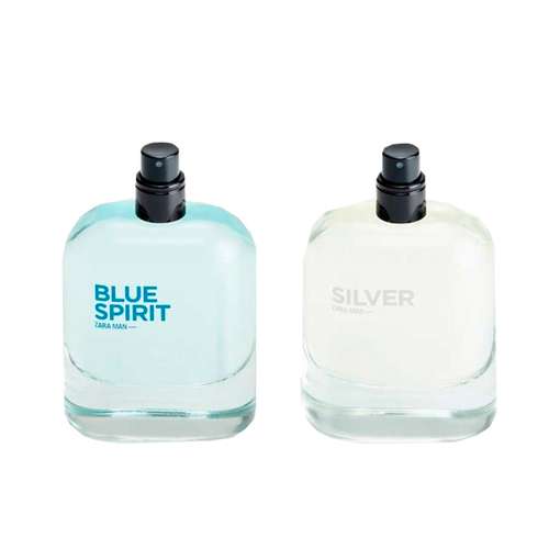 ادو تویلت مردانه زارا مدل BLUE SPIRIT & SILVER حجم 80 میلی لیتر مجموعه 2 عددی 