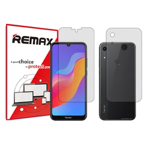 Remax HyGEL model transparent screen protector suitable for Honor 8A mobile phone along with back protector