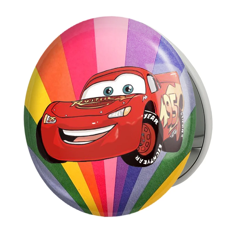 آینه جیبی خندالو طرح انیمیشن ماشین ها  مدل تاشو کد 2269 