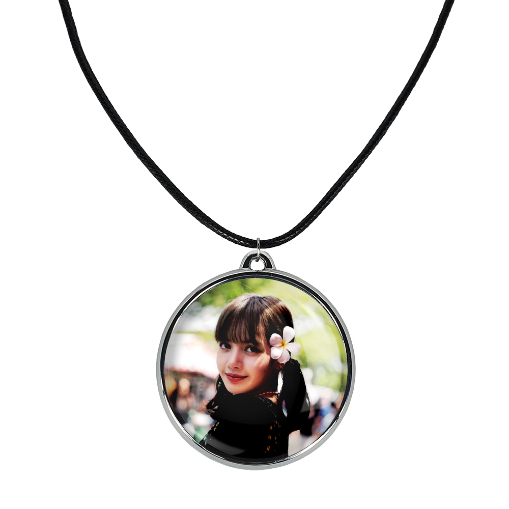 گردنبند خندالو مدل لیسا بلک پینک کد 1427014269