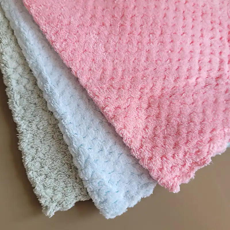 دستمال آشپزخانه مدل حوله ای میکروفایبر سوزنی بسته 3 عددی