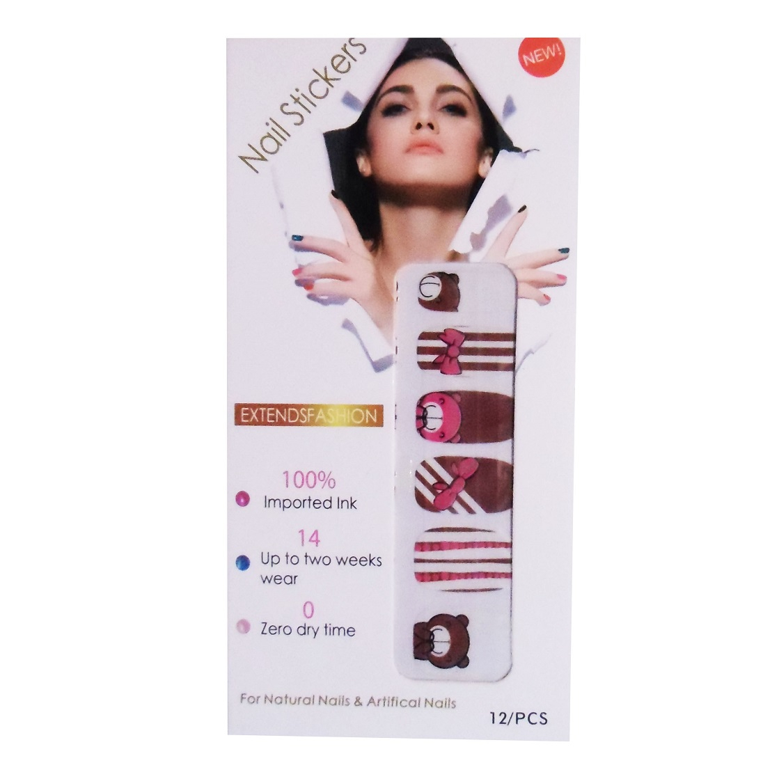 استیکر طراحی ناخن مدل 27