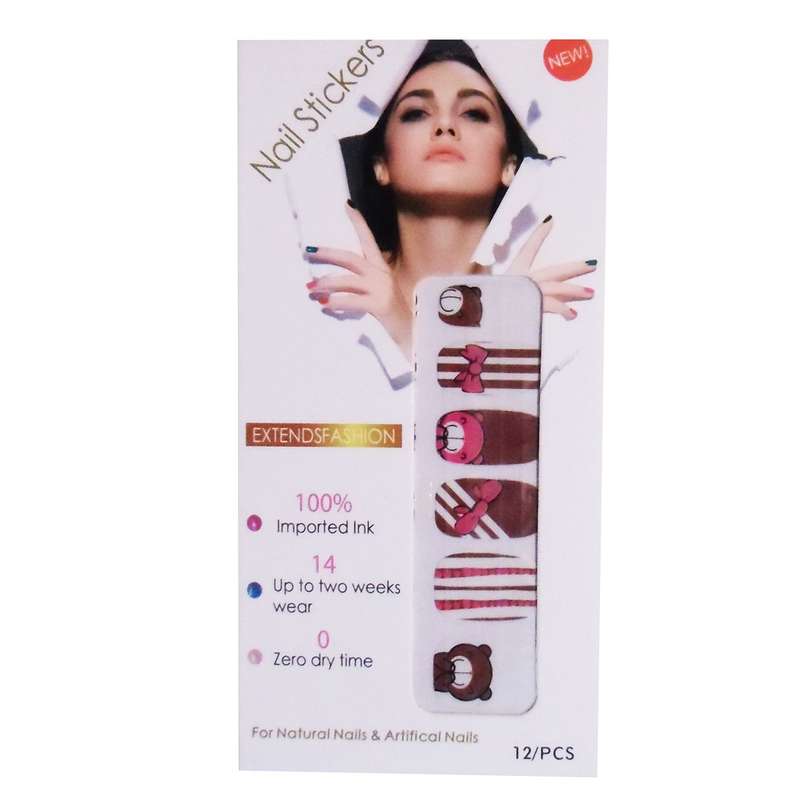 استیکر طراحی ناخن مدل 27