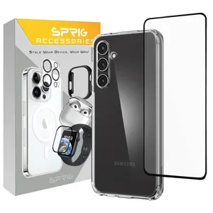 Sprig Clear-SP cover suitable for Samsung Galaxy S23 FE 5G with screen protector