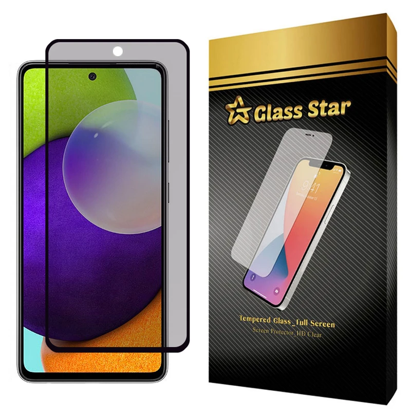 محافظ صفحه نمایش حریم شخصی گلس استار مدل PRCGA-Glass مناسب برای گوشی موبایل سامسونگ Galaxy A52