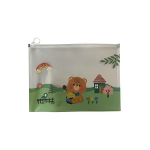 پوشه مدل زیپی طرح تدی سایز A4