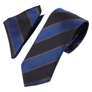 ست کراوات و دستمال جیب مردانه نسن مدل T268