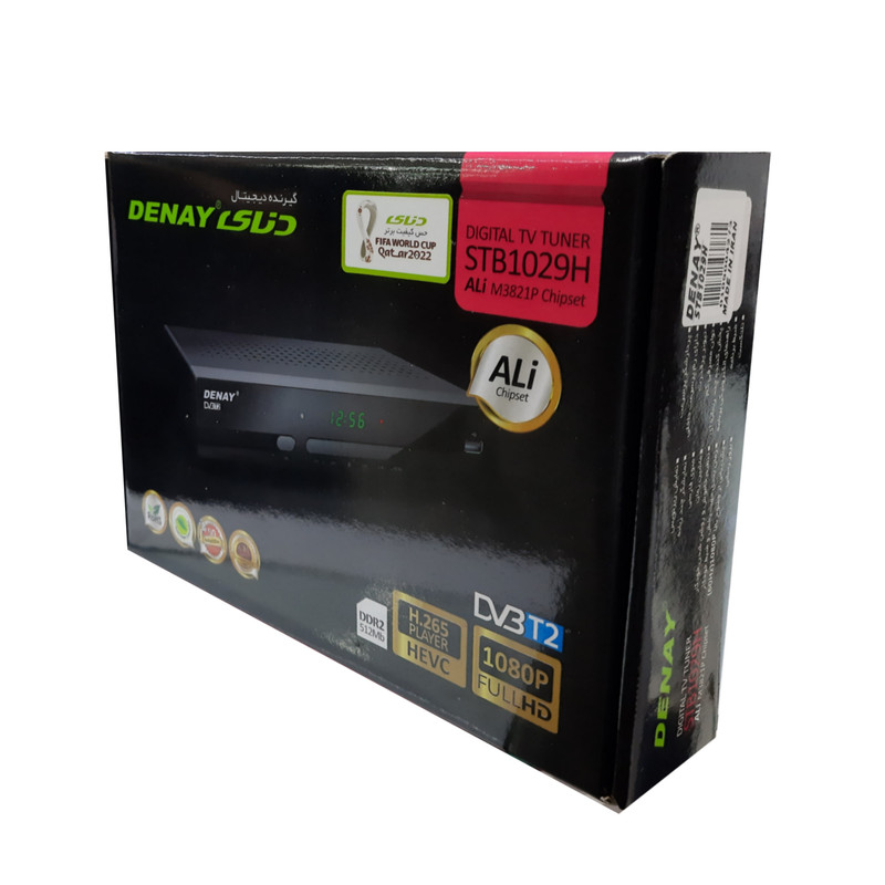 گیرنده دیجیتال دنای مدل STB1029 HEVC کد P98 گیرنده دیجیتال دنای مدل STB1029 HEVC کد P98