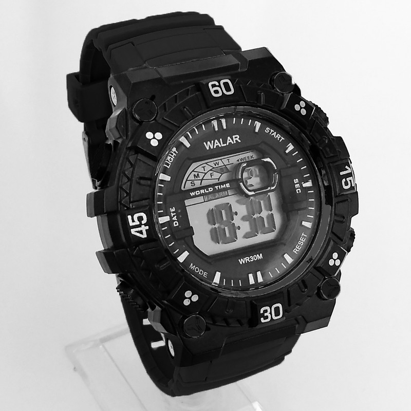 ساعت مچی دیجیتال پسرانه والار مدل اسپرت ضدآب چراغدار کد 102