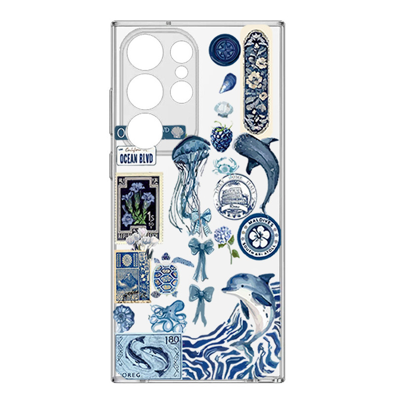 کاور طرح Summer مناسب برای گوشی موبایل سامسونگ Galaxy S23 Ultra  