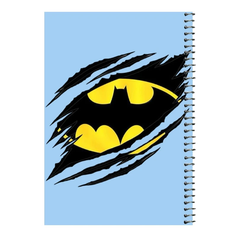 دفتر مشق 80 برگ اس جی مدل بتمن کد ۶     