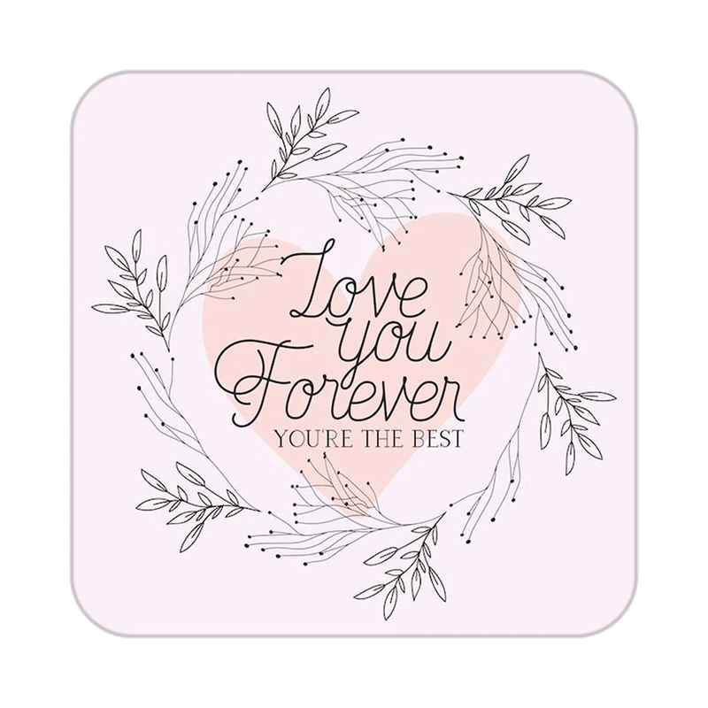 زیر لیوانی کاکتی طرح عاشقانه مدل mp38996