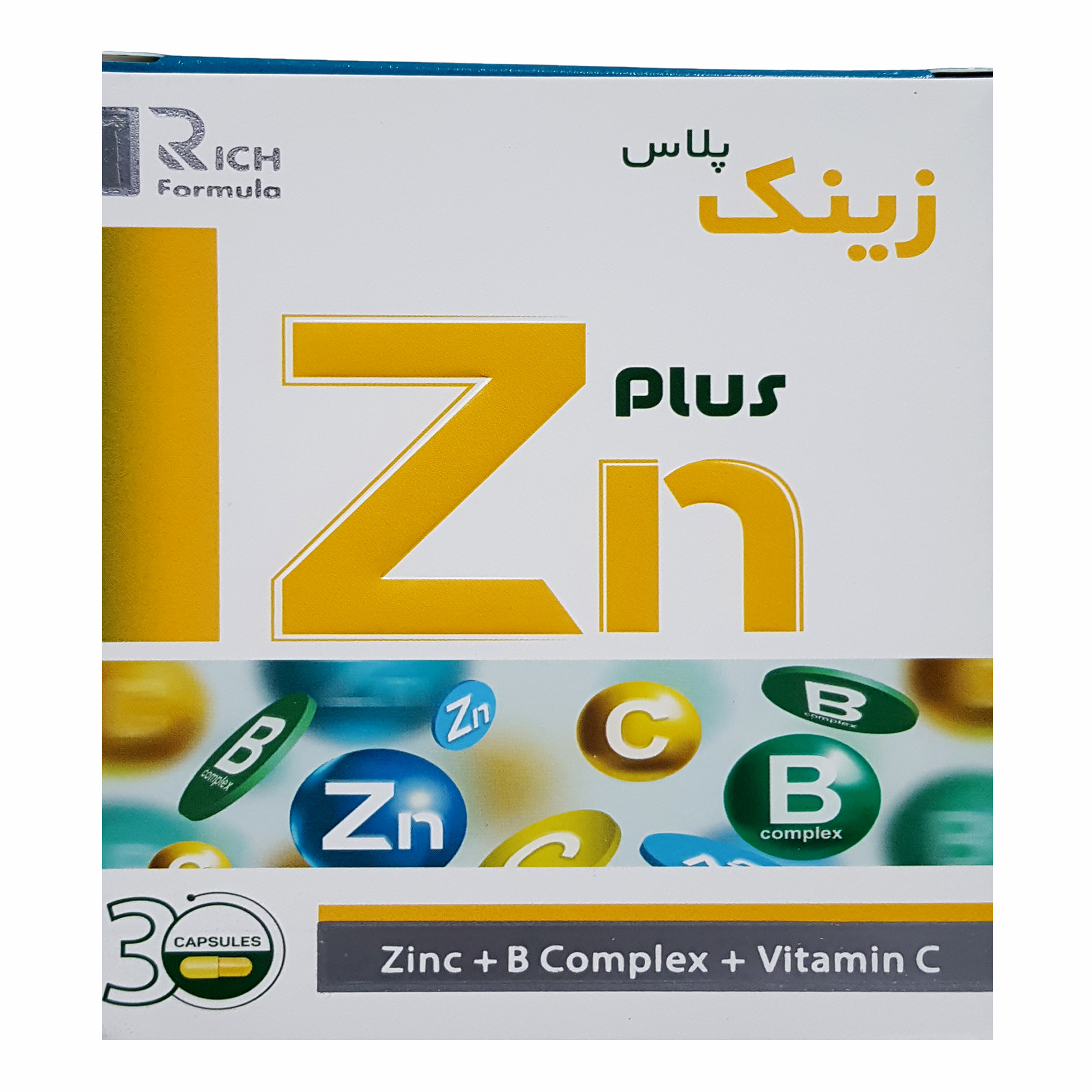 کپسول زینک پلاس ریچ فرمولا بهستان بسته 30 عددی 