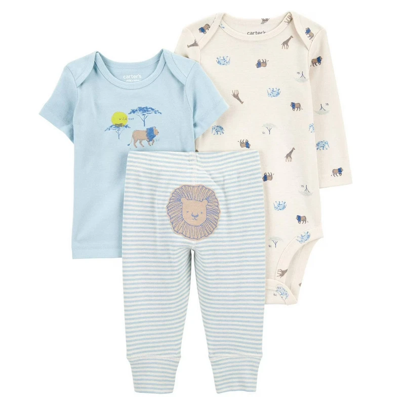 ست 3 تکه لباس راحتی نوزادی کارترز مدل 2534