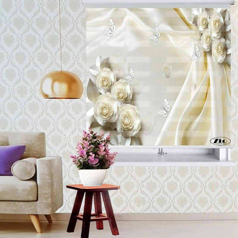 پرده زبرا زیو کد  3D1053 سایز 150x200 سانتی متر