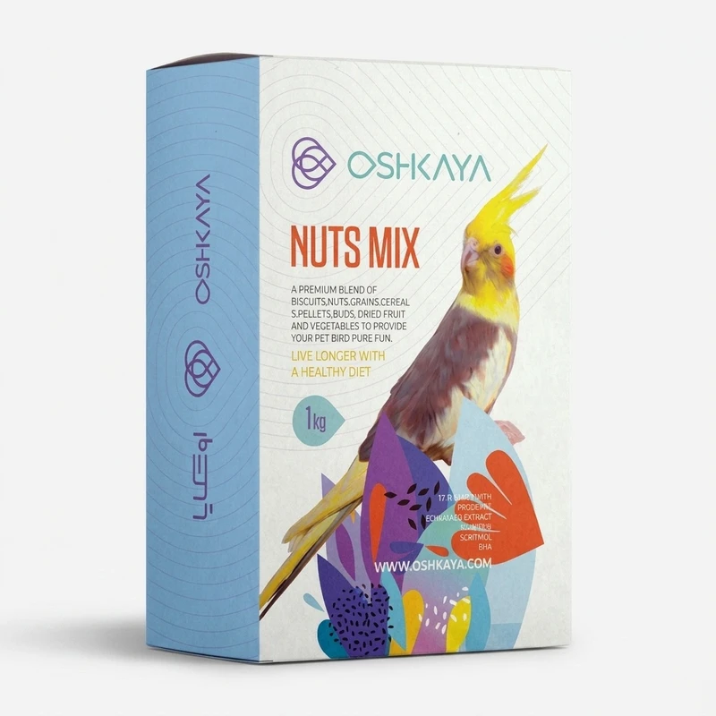 غذای خشک عروس هلندی اوشکایا مدل Nuts Mix وزن 1 کیلوگرم