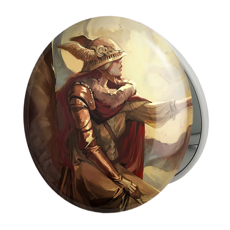 آینه جیبی خندالو طرح بازی الدن رینگ (Elden Ring) مدل تاشو کد 31263