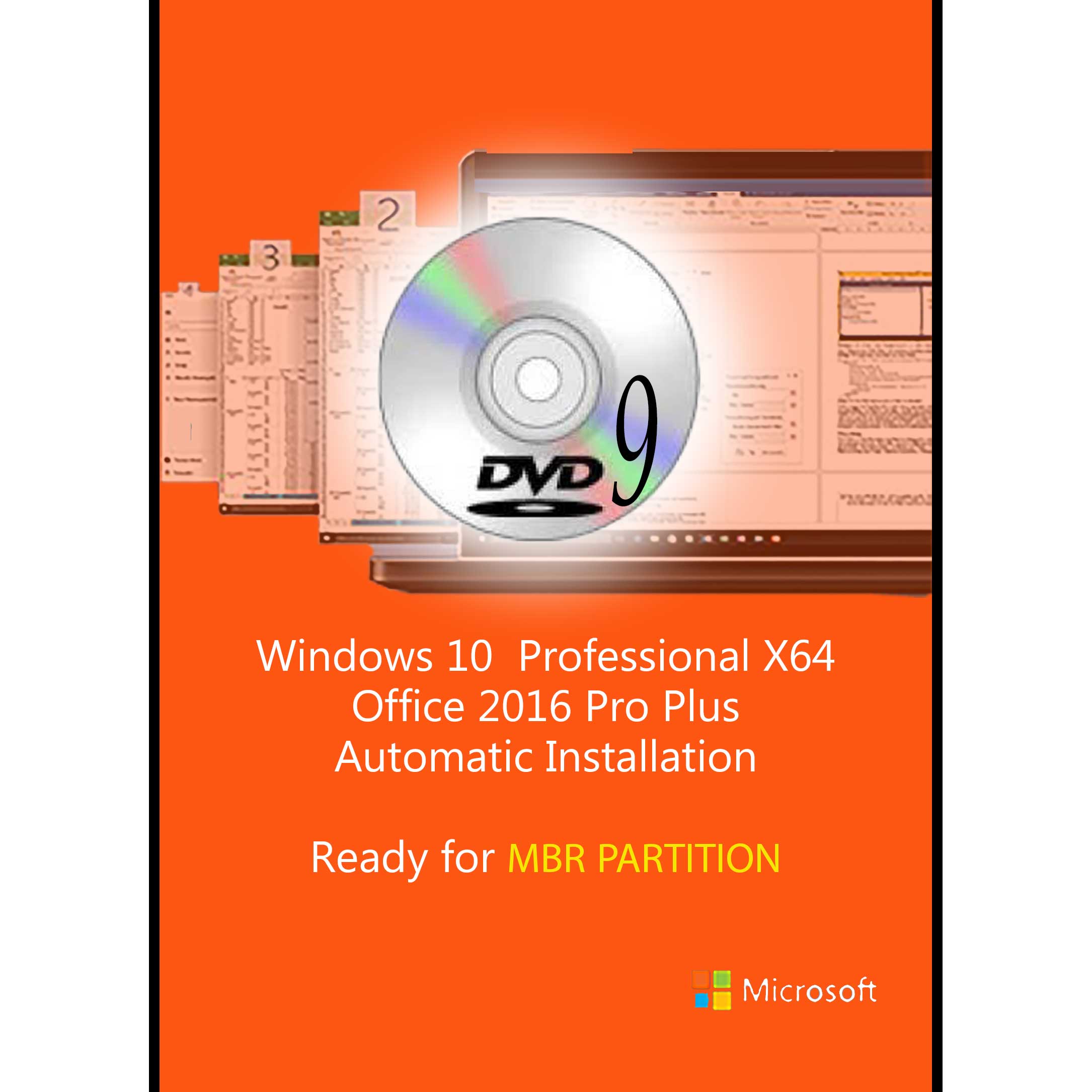 سیستم عامل Windows 10 Professional X64 + Office 2016 Pro Plus نشر مایکروسافت