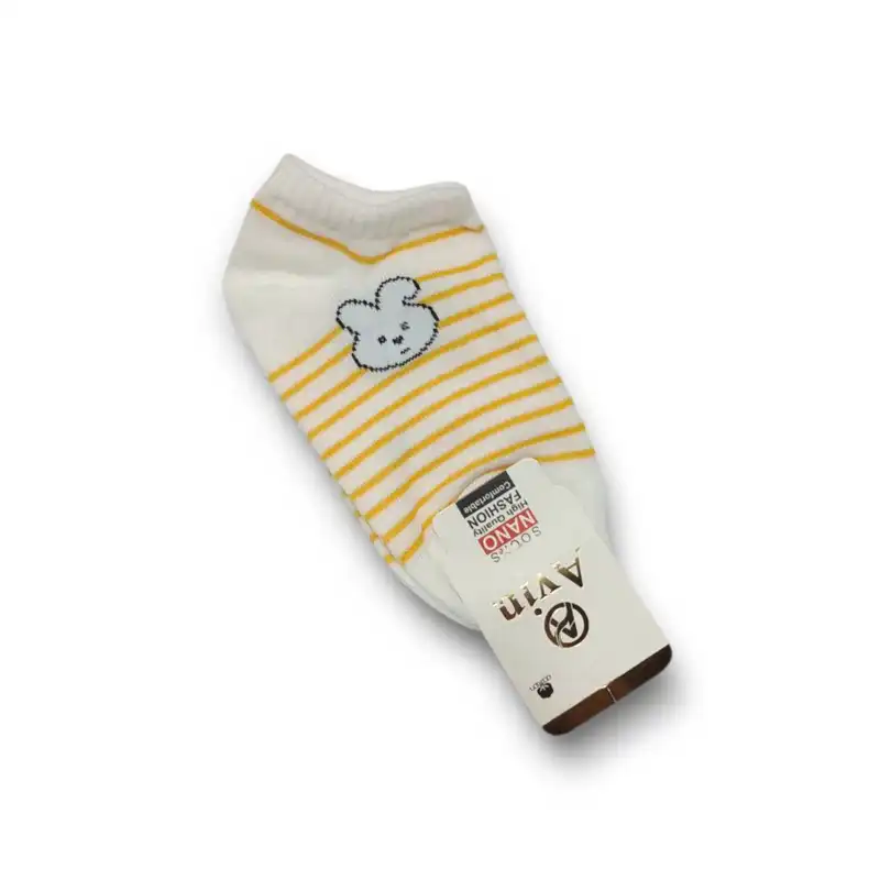 جوراب بچگانه طرح خرگوش مجموعه 3 عددی