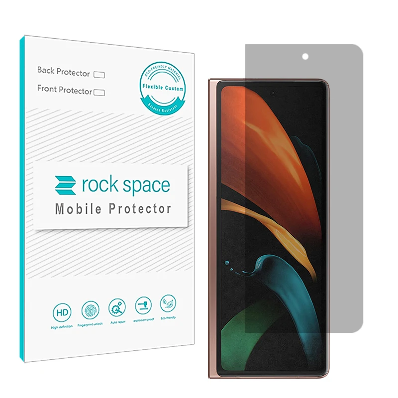 محافظ صفحه نمایش حریم شخصی راک اسپیس کد PRV مناسب برای گوشی موبایل سامسونگ Galaxy Z Fold 2 5G