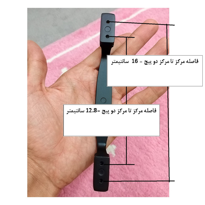 دستگیره کابینت و کمد مدل  GD128-160 بسته 5 عددی