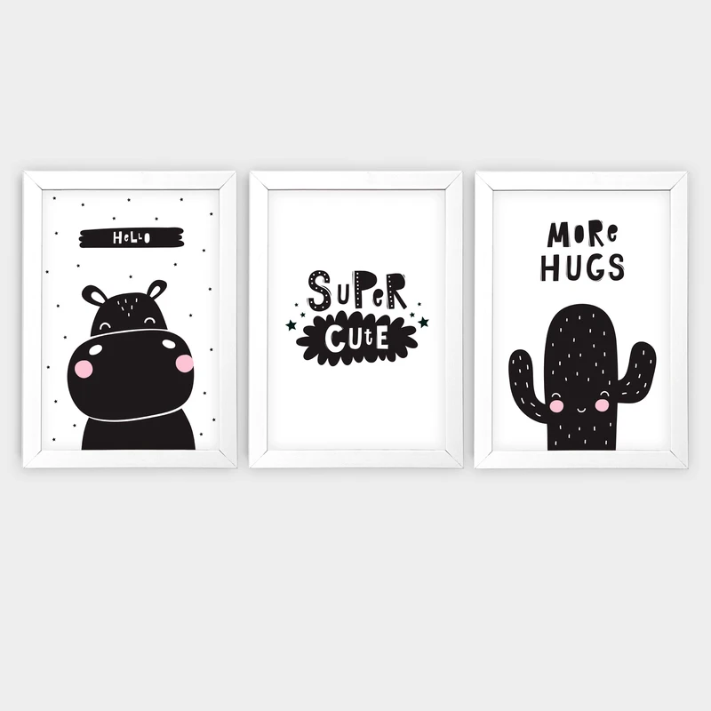 تابلو اتاق کودک آرتیفن کد K131W مجموعه 3 عددی