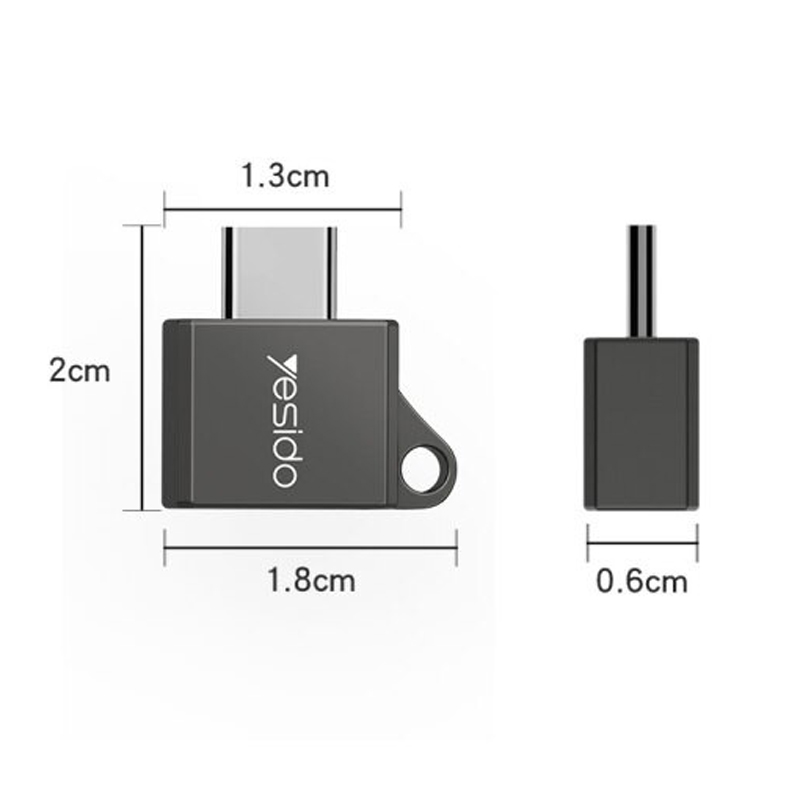 مبدل OTG USB-C به USB3.0 یسیدو مدل GS08