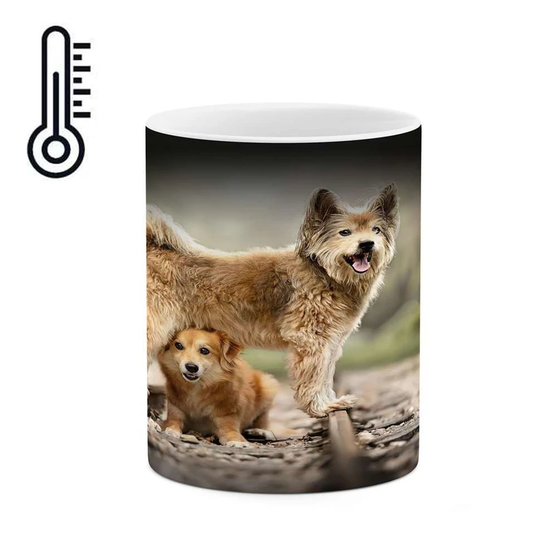 ماگ حرارتی کاکتی مدل سگ کد mgh14334