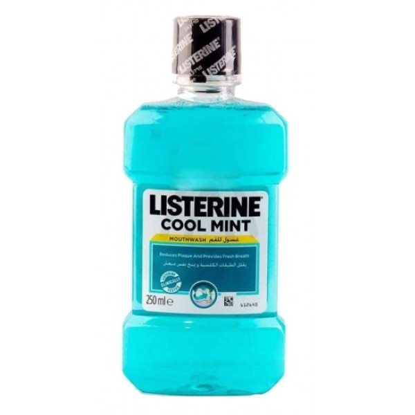 دهان شویه لیسترین مدل cool mint mouthwash حجم 250 میلی لیتر