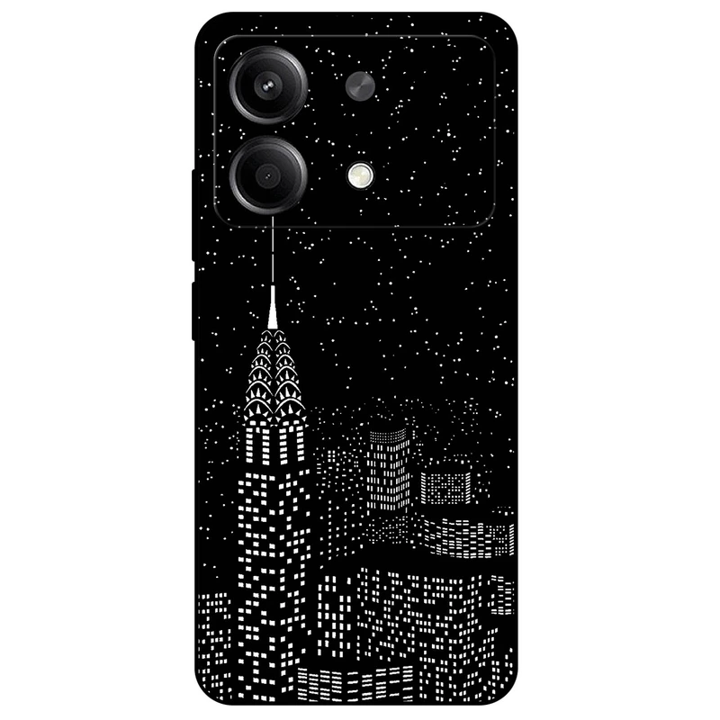 کاور مگافون طرح نیویورک مدل 7768 مناسب برای گوشی موبایل شیائومی Redmi Note 13R Pro    