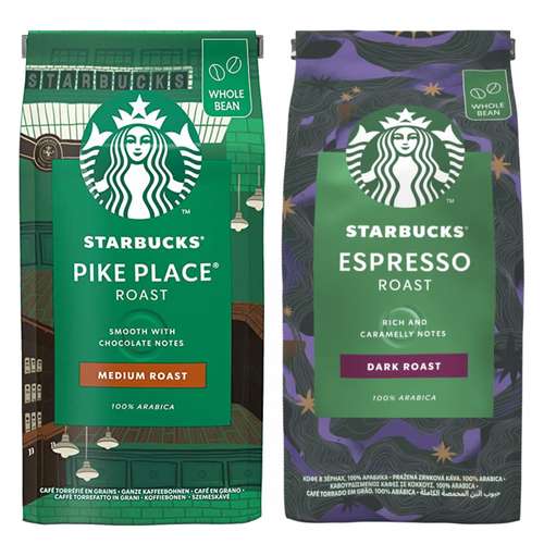 دانه قهوه استارباکس - 400 گرم بسته 2 عددی