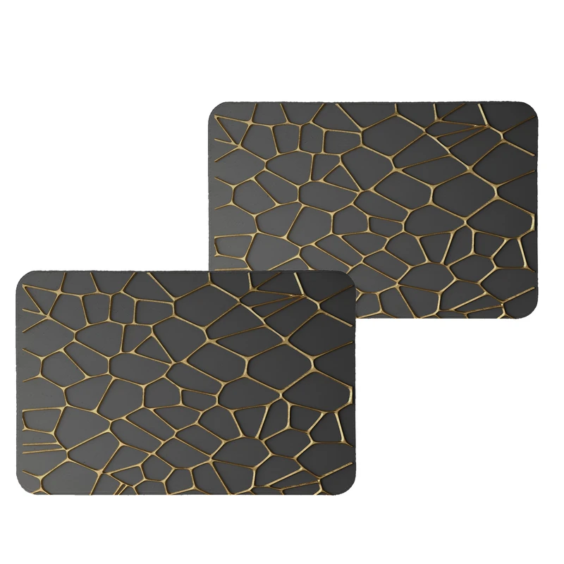 زیربشقابی مدل طرح کلاسیک کد 8861 بسته 2 عددی 