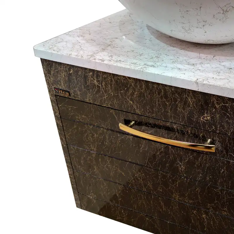 ست کابینت و روشویی سیتکا مدل R001_B به همراه آینه و باکس