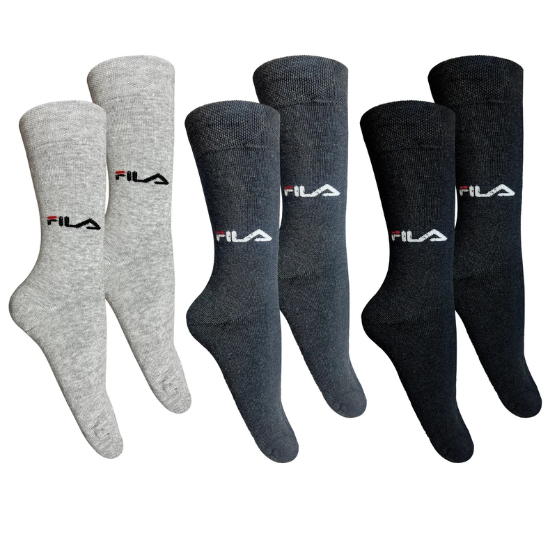 جوراب ساق بلند مردانه مدل حوله ای کد FL-3  بسته 3 عددی