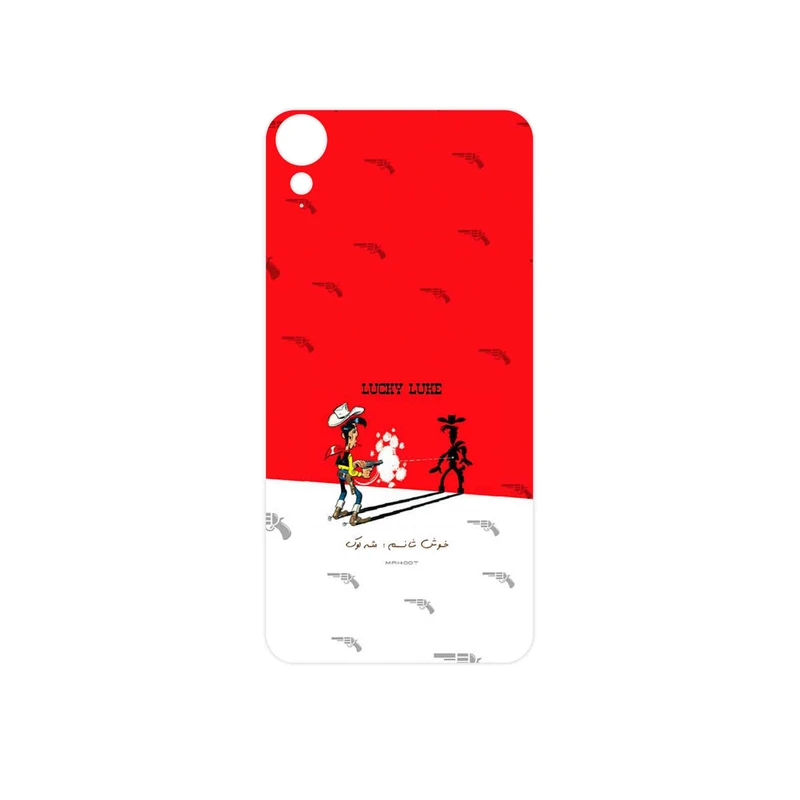 برچسب پوششی ماهوت مدل Lucky Luke مناسب برای گوشی موبایل اچ تی سی Desire 10 Lifestyle