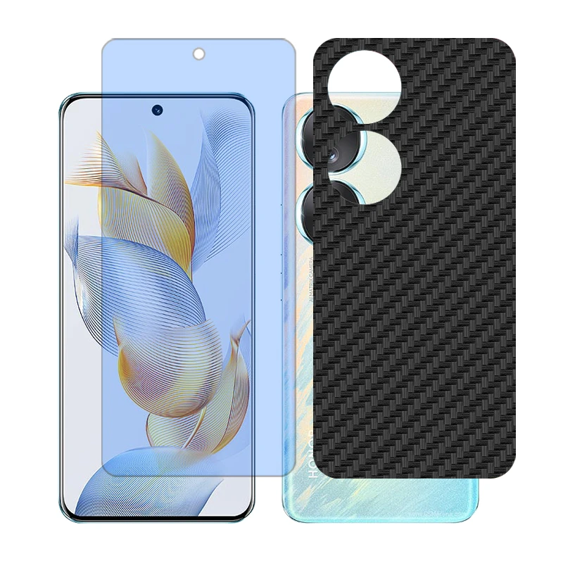 محافظ صفحه نمایش آنتی بلو گلس مدل Together مناسب برای گوشی موبایل آنر 70 به همراه برچسب پوششی پشت گوشی