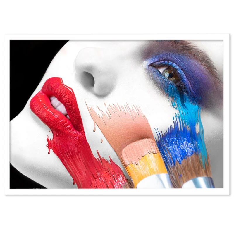 تابلو نوری بکلیت طرح سالن زیبایی و آرایش مدل W-S814