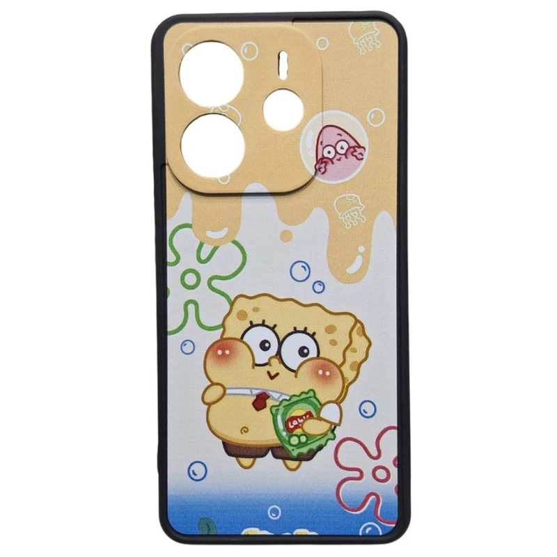 کاور طرح باب اسفنجی مدل N14 مناسب برای گوشی موبایل شیائومی Redmi Note 14 4G