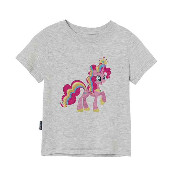 تی شرت آستین کوتاه دخترانه به رسم مدل اسب کد 110016