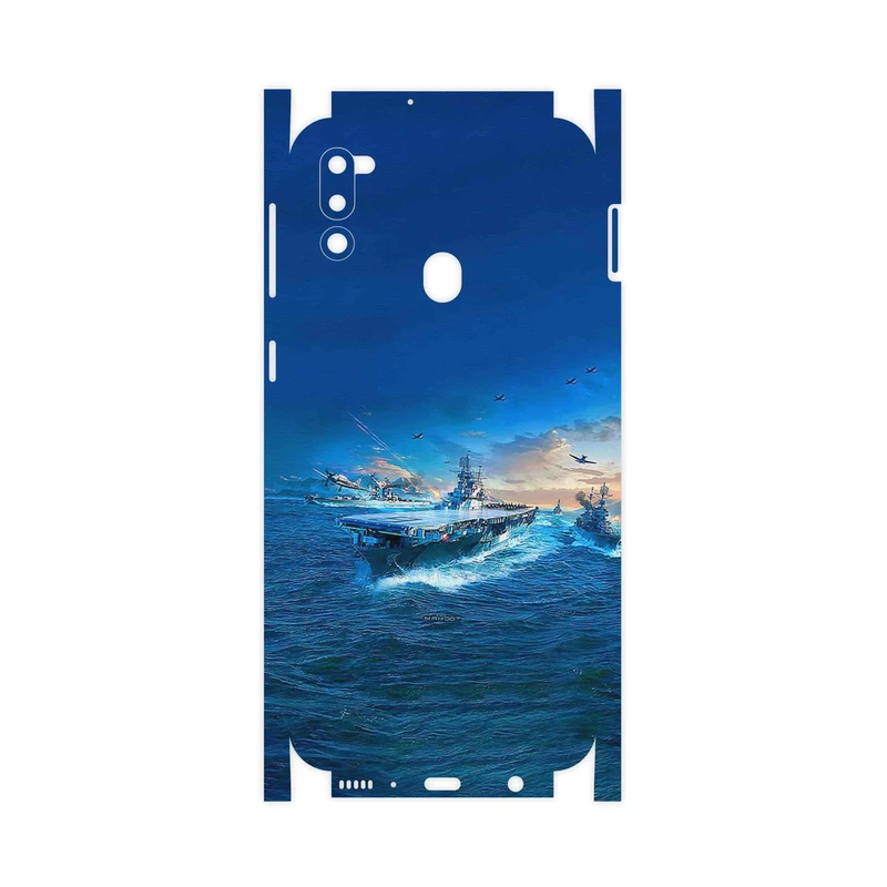 برچسب پوششی ماهوت مدل Warship-FullSkin مناسب برای گوشی موبایل سامسونگ Galaxy M21 (2021) Edition